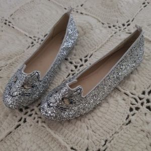 GAP Shoes - GAP !!! Kitty Cat Kids Shoes!! Silver Glitter GAP Shoes - GAP !!! Kitty Cat Kids Shoes!! Silver Glitter